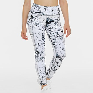 Women's Spandex Polyester Leggings Breathable Stylish Mid Design Spandex Polyester Plus Size Women's Leggings from Pakistan - Product Image 4