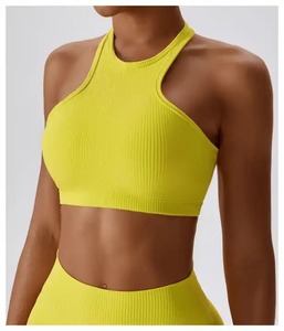 Conjunto de Yoga de 2 Piezas Sin Costuras, de Cintura Alta, para Mujer, Top Deportivo y Pantalones Cortos, Venta Caliente 2026 - Product Image 5