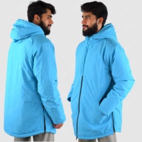 Veste coupe-vent d'hiver imperméable légère à capuche de haute qualité, style streetwear élégant pour après l'entraînement, vente en gros