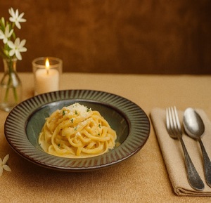 Handmade <b>Ceramic</b> Pasta Bowl Round Wabi Sabi Design Solid Color Soup Dish Dishes & <b>Plates</b> Dinign Table Decor - Product Image 1