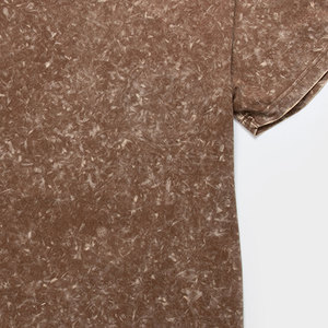 Camisetas de Verano Hechas a Medida de Alta Calidad con Lavado Ácido, Color Personalizado, Manga Corta, 100% Algodón, Transpirables e Informales para Hombre - Product Image 6