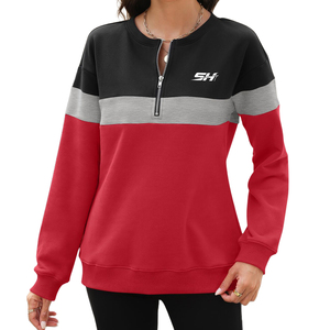 Sudadera de Mujer con Cierre de Cremallera de Calidad Premium, 100% Algodón, Estilo Casual Urbano, Hombros Caídos, Transpirable y Ecológica - Product Image 1