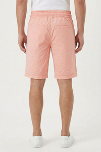 Shorts de plage décontractés pour hommes, respirants, tissés, coupe droite, ajustés, taille cinq pouces, grande taille, couleur unie, logo personnalisé - Product Image 4