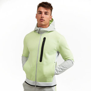 Ensemble de survêtement unisexe d'hiver de haute qualité, coupe oversize, à capuche, manches longues, deux pièces, en molleton technique teint respirant, pour le football, vente en gros - Product Image 4