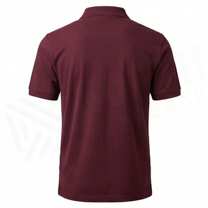 เสื้อโปโลผู้ชายผ้าฝ้ายคุณภาพพรีเมียมแบบสั่งทำพิเศษ แขนสั้น คอตั้ง เสื้อผ้าสำหรับออกกำลังกาย เสื้อยืดสีตามสั่ง - Product Image 2