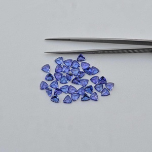 3mm Natural D Block Blue Tanzanite Faceted Trillion Loose Gemstone Haute Qualité Wholesale Semi Precious Stone Handmade Jewelry - Product Image 2