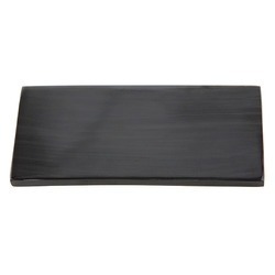 Plato Rectangular de Lujo Moderno con Escamas de Cuerno de Búfalo Natural, Rayas Blancas, Tacto Real, para Gafas, Cubiertos y Mangos Hechos a Mano - Product Image 3