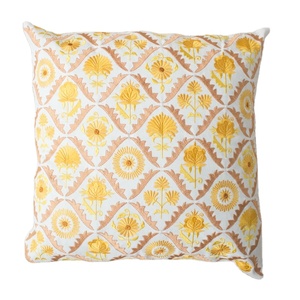 Funda de cojín con bordado geométrico de alta calidad, 18x18 pulgadas, de algodón, personalizada - Product Image 2