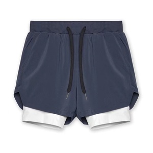 Pantalones Cortos Deportivos Personalizados para Hombre con Estampado Frontal, Ligeros, Transpirables, de Spandex/Poliéster, con Cierre de Cordón, Cintura Media, para Entrenamiento - Product Image 4