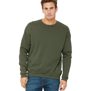 Sweat-shirt unisexe Bella Canvas à col rond et épaules tombantes, en molleton de luxe 100% coton, écologique, pour l'hiver, vêtements vierges pour designs personnalisés - Product Image 3