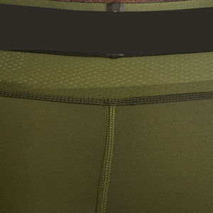 Men's <b>High</b> <b>Waist</b> Solid Olive Green Full Length Yoga <b>Leggings</b> - Product Image 6