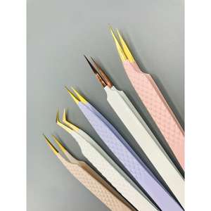 Pinzas para Pestañas de Acero Inoxidable Antiestáticas con Punta Suave de Control Preciso, de Pakistán - Product Image 1