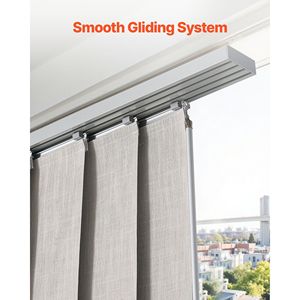 Persianas y Cortinas Verticales Opacas con Riel Extensible de 45.8 a 86 Pulgadas de Ancho, Recortables, 96 Horas de Duración, para Persianas y Contraventanas - Product Image 5