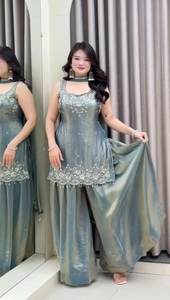 Listo para comprar: Diseño de estilo islámico de aspecto tradicional, especial para el Eid y Ramadán, Salwar Kameez a la moda, pedidos de exportación al por mayor. - Product Image 5