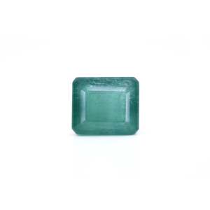 Natural Emerald Cut Loose Gemstone 8.3 Carat Handcrafted Zambian Emerald for Fine Jewelry - Product Image 1