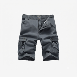 Pantalones Cortos Cargo Personalizados para Hombre al por Mayor, Cintura Elástica, Secado Rápido, Transpirables, Ecológicos, de Tela de Estambre Informal, OEM ODM - Product Image 4