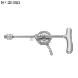 Outil chirurgical pour le perçage osseux, applications orthopédiques, instruments médicaux, perceuse osseuse Moore complète avec 3 forets hélicoïdaux - Product Image 6