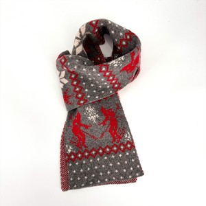 ODM/OEM Design classique Jacquard écharpe de Noël motif personnalisé hiver laine tricot femmes/hommes/unisexe chaud doux Plaid à pois - Product Image 1