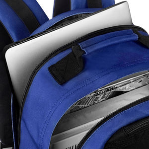 Fletcher Casual Sports <b>Backpack</b> Softback Zipper Closure Unisex <b>18L</b> Nylon Material Breathable PANELLED Pattern Daily Use - Product Image 5