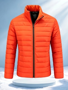 Veste matelassée pour homme, veste d'hiver chaude à capuche, veste de mode pour l'extérieur - Product Image 2