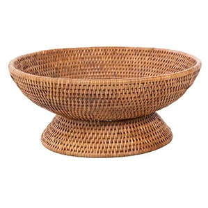 Elegante frutero de ratán de alta calidad que se integra perfectamente en ambientes rústicos y modernos. - Product Image 1