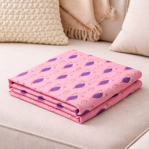 Tissu en coton imprimé rose à motif floral, doux et respirant, pour vêtements féminins, tissu pour robe Kurti, tissu pour couture artisanale - Product Image 4