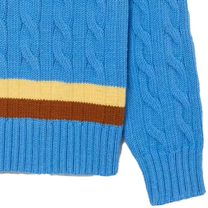 Oversized Custom Knit Women's <b>Sweaters</b> College Style V-neck colour <b>cardigan</b> Pattern Knitted <b>Sweater</b> - Product Image 4