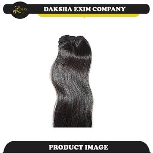 High Quality Seamless Double Weft Remy <b>Hair</b> Weft Bundles Premium Real Raw Human <b>Hair</b> Directly From Indian Factory - Product Image 3
