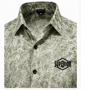 Camisa Moderna con Estampado Geométrico para Hombre, Tela Suave y Acabado de Primera Calidad para Uso Diario - Product Image 3