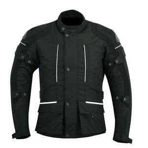 OEM Custom Unisex Winter Leather <b>Racing</b> <b>Jacket</b> High Quality Breathable Windproof Cordura for Wholesale - Product Image 1