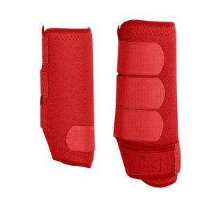 Bottes de soin pour chevaux de haute qualité, extensibles, confortables et offrant un soutien, en cuir, PVC et nylon, pour un soin articulaire avancé - Product Image 4