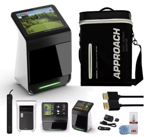Moniteur et simulateurs de golf haut de gamme GENUINE SALES R50 avec étui de transport – Métriques avancées pour balles et clubs - Product Image 1