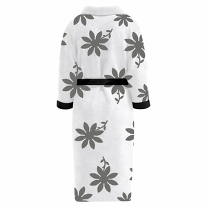 Pure Quality Lightweight Men's Boxing-Robes With Custom Logo Polyester Material-Plain Boxing Gown Robes With White-Belt AI-BR-08 - Product Image 1
