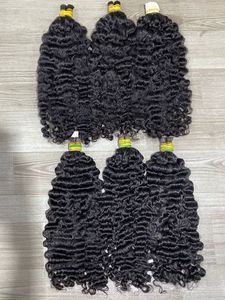 Tressage en vrac cheveux bouclés Texture 100% Extensions de cheveux humains vietnamiens pas de tissage chimique cheveux cuticule alignée pour les femmes noires - Product Image 2