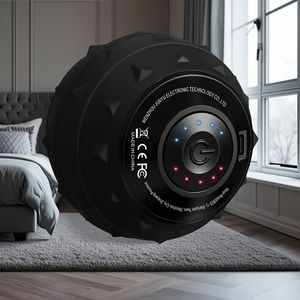 Palla Massaggiante Elettrica Ricaricabile USB ad Alta Intensità per Rilascio Fasciale di Collo, Schiena e Piedi - Prodotto per il Fitness Muscolare - Product Image 1