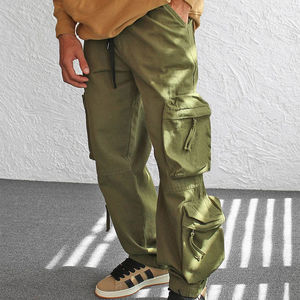 Pantalones Jogger Casuales Personalizados de Talla Grande para Hombre, Pantalones de Trabajo Utilitarios con Múltiples Bolsillos, Estilo Táctico y Urbano - Product Image 6