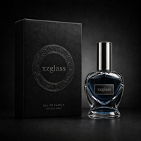 Vente en gros de flacons de parfum en verre transparent en forme de cœur de 10 ml, rechargeables, flacons de parfum vides pouvant être sérigraphiés
