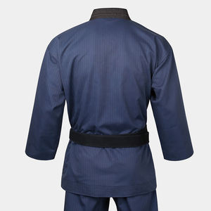 Uniforme de Taekwondo Durable pour Hommes avec Ceinture, Bordure Noire, Ajustement Réglable et Options de Sublimation Personnalisées - Product Image 5