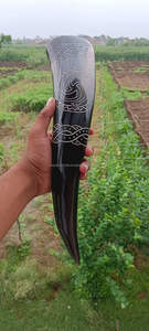 Handcrafted Viking <b>Drinking</b> Horn With <b>Stand</b> Polished Natural Leather Holder For Mead Beer Wine Unique Animal Style Souvenir - Product Image 5