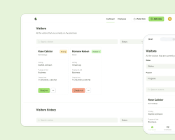 Sistema de Gestión de Visitantes – Registro digital de visitantes con verificación de identificación, pases QR, notificaciones del organizador y gestión de acceso. - Product Image 2