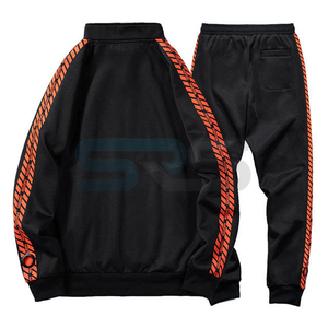 Conjunto Deportivo Personalizado al por Mayor para Hombre, Chaqueta con Capucha y Pantalones con Cordón, Diseño 2 en 1, Material Ligero para Gimnasio - Product Image 4