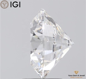 4,00 CT. IGI certificado CVD laboratorio crecido diamante corte redondo 10,11 MM F Color VVS2 claridad para joyería opulenta - Product Image 4