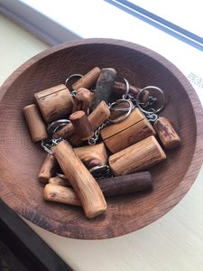 Handmade Wooden <b>Branch</b> Off-Cut Keychain - Product Image 2