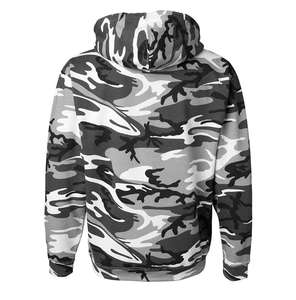 <b>Camo</b> Printed Lined Long Sleeve 100% Cotton Fleece Pullover <b>Hoodies</b> <b>for</b> <b>Men</b> Custom Color & Size Industry Direct Sales Best Price - Product Image 3