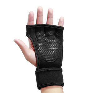 Best Quality Hand Grips Gloves Gym Weightlifting Cross Training Fingerless Gloves with Padded - Product Image 4