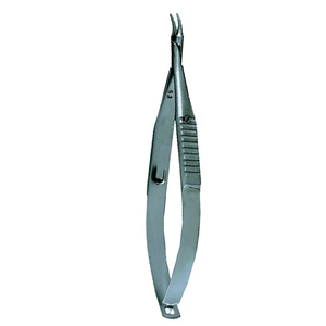 Pinza de sujeción McPherson para microcirugía, de acero inoxidable, curva, de 4 pulgadas, manual, con mandíbulas cónicas lisas - Product Image 2