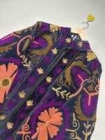 Maaunique Motif floral Broderie Suzani Velours Coton Automne Hiver Grande taille Écologique Réversible Respirant Fait main