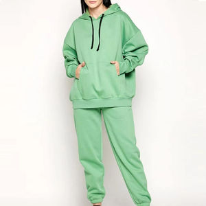 Survêtement personnalisé avec logo brodé en strass de diamant, taille XS, haut court décontracté, ensemble jogging 2 pièces avec poches, survêtement pour femmes - Product Image 5