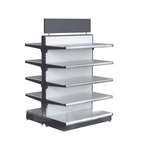 Exhibidor Vertical de Doble Cara, Resistente y Moderno, de Hierro, para Supermercados y Tiendas de Conveniencia - Product Image 2