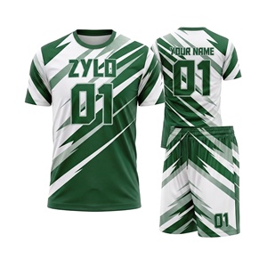 ชุดฟุตบอล 7 คน แบบขายส่ง เสื้อฟุตบอลแขนสั้นสำหรับเยาวชน แบบสั่งทำพิเศษ - Product Image 1